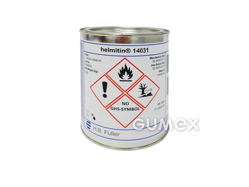 Kleber helmitin® 14031, kalt auf Gummi,600g,Viskosität 4000mPa*s,schwarz(Härter swift®hardener 9503), 